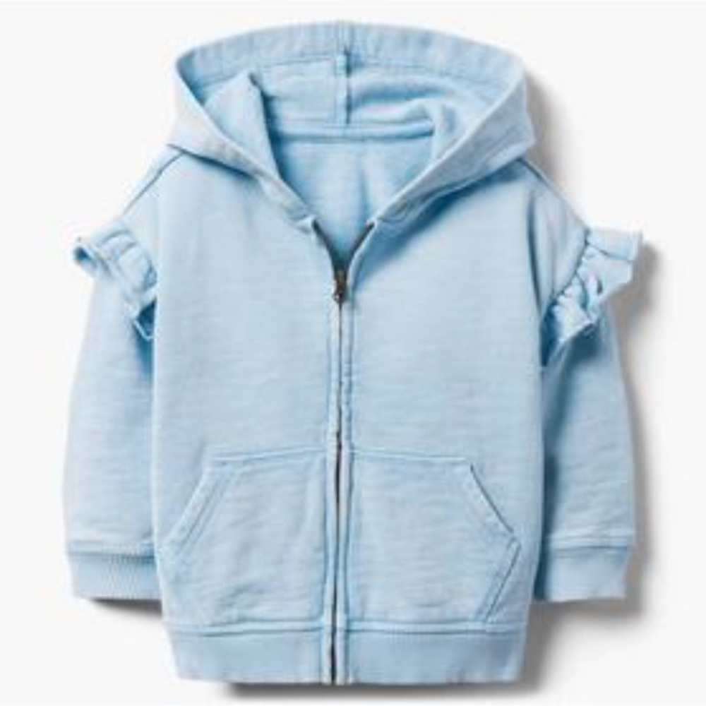 Gymboree Zip-up Hoodie in light blue - NEW